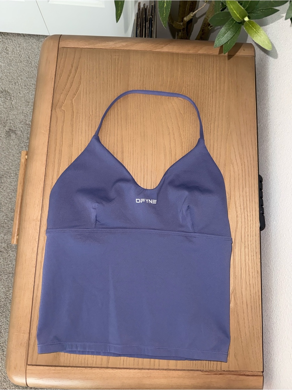 DFYNE Hannah Women's Violet Athletic Tank Top
